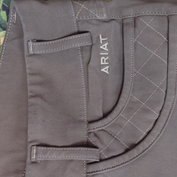 Ariat - women's brown gray pro series riding pants size 26R - Picture 2 of 7